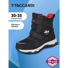 Сапоги T.Taccardi, размер 30, черный