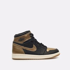 Кроссовки Jordan 1 Retro High OG, размер 12US, черный