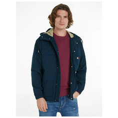 Куртка Tommy Jeans, размер L, темно-синий