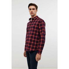 Рубашка Baon B6624516, размер 3XL, dark red checked