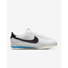 Кроссовки NIKE Cortez, размер 7.5 US, white/light photo blue/sail/black