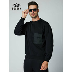 Свитшот BOSECK, размер L, , чёрный