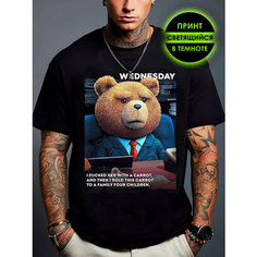 Футболка Romax Tex Тед, размер 46, черный