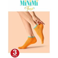 Носки MiNiMi, комплект, 3 пары, размер 35-38 (23-25), orange