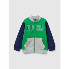 Толстовка UNITED COLORS OF BENETTON, размер 82, зеленый
