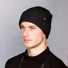 Шапка бини coompol, размер 56-58, черный