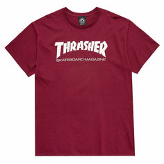Футболка THRASHER, размер M, бордовый