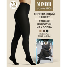 Колготки MiNiMi Cotone, 70 den, размер 5, nero