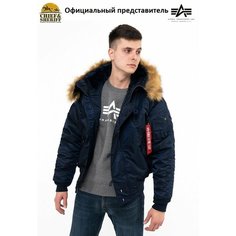 Куртка ALPHA INDUSTRIES, размер M, синий