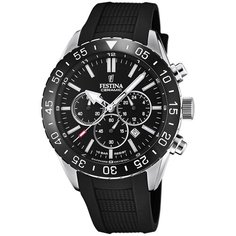 Наручные часы FESTINA Timeless Chrono, черный