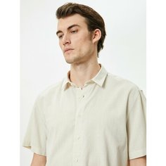 Рубашка KOTON, размер M, light beige