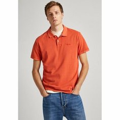 Поло Pepe Jeans, размер 52/54, оранжевый