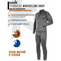 Комплект термобелья NORFIN Термобелье Norfin WINTER LINE GRAY, размер M, серый