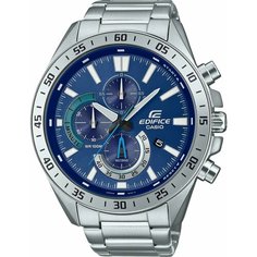 Наручные часы CASIO Edifice, синий, серебряный