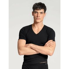 Футболка CALIDA Cotton Code, размер XL, 990 black