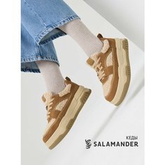 Кеды Salamander, полнота 4 (RU)/ на узкую и среднюю стопу, размер 39, бежевый