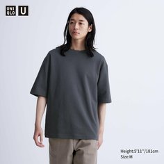 Футболка Uniqlo, размер S, серый