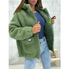 Куртка чебурашка осенняя, размер XXL, зеленый Нет бренда