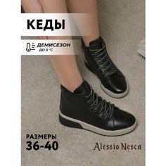 Ботинки Alessio Nesca, размер 36, черный
