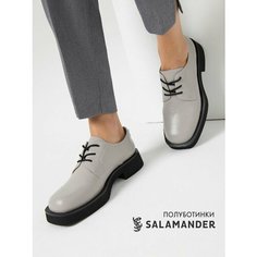 Полуботинки дерби Salamander, размер 39, светло-серый