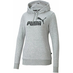 Худи спортивное PUMA, размер XS, , серый