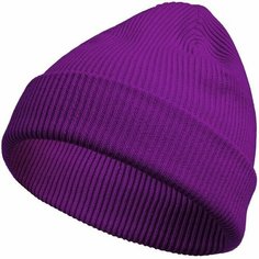 Шапка бини teplo, размер One Size, фиолетовый Тепло