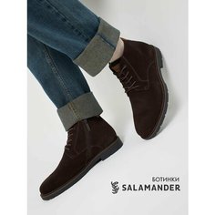 Ботинки дерби Salamander, размер 43, коричневый