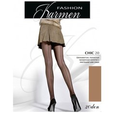 Колготки Karmen Chic, 20 den, 3 класс компресии, размер 3, bronzo Кармен