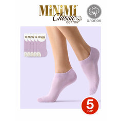 Носки MiNiMi, комплект, 5 пар, размер 39-41, lilla