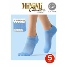 Носки MiNiMi, комплект, 5 пар, размер 39-41, azzurro