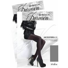 Колготки Karmen Microfibra, 80 den, 2 шт., размер 3, grigio Кармен