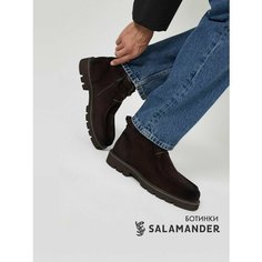 Ботинки дерби Salamander, размер 40, темно-коричневый