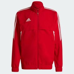 Олимпийка adidas, размер 52/54, , красный