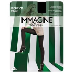 Колготки Immagine Micro Soft, 100 den, размер 4, nero