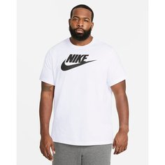 Футболка спортивная NIKE M NSW TEE ICON FUTURA, размер S, белый