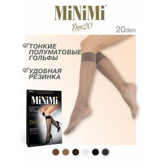 Гольфы MiNiMi, комплект, 20 den, 2 пары, размер 0 (one size), fumo