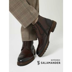 Ботинки дерби Salamander, размер 45, темно-коричневый
