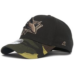 Бейсболка Atributika & Club San Jose Sharks, размер 55-58, черный