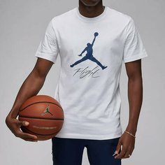 Футболка NIKE, размер S, белый/синий