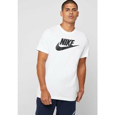 Футболка спортивная NIKE M NSW TEE ICON FUTURA, размер XL, белый/черный