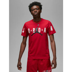 Футболка NIKE, размер S, ярко-красный