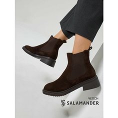 Ботинки Salamander, размер 39, коричневый
