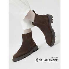 Ботинки челси Salamander, размер 35, темно-коричневый