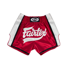 Шорты спортивные Fairtex, размер L, красный/белый