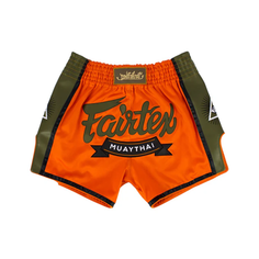 Шорты спортивные Fairtex, размер L, оранжевый/белый