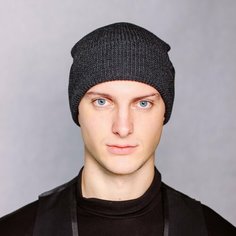 Шапка бини coompol, размер 56-58, 00018 тёмно-серый