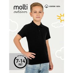 Поло molti Школа 2024, размер 142-152, черный