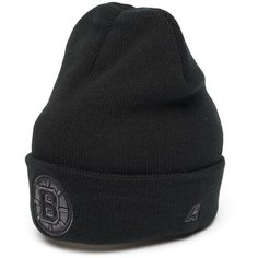 Шапка бини Atributika & Club NHL Boston Bruins, размер 55-58, черный