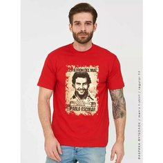 Футболка Фабрика Футболок, 1 шт., размер XL, красный