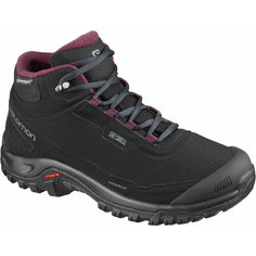 Ботинки Salomon Shelter Clima Salomon Waterproof, размер UK 5,5; 24см; 37*р.р., черные